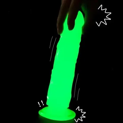 Glow-In-The-Dark Realistic Dildo 3 Sizes Available
