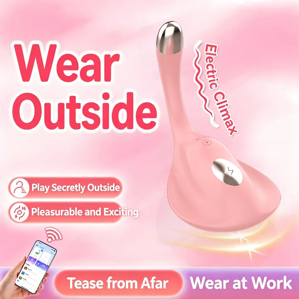 10-Frequency Dual-Head Electric Pulse APP Vibrating Egg