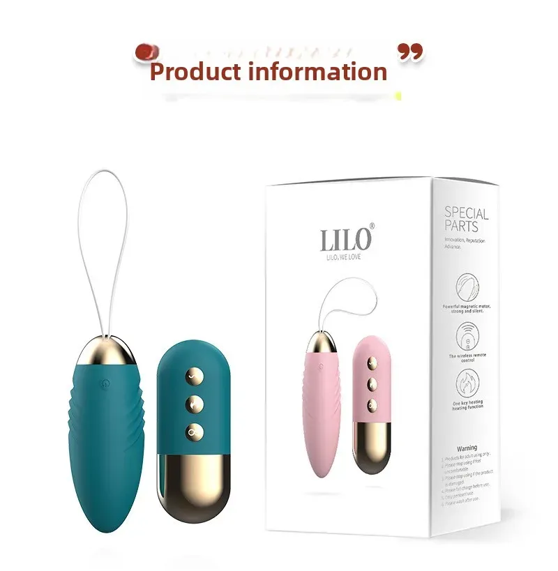 10 Frequencies Remote Control Heating Vibrating Egg