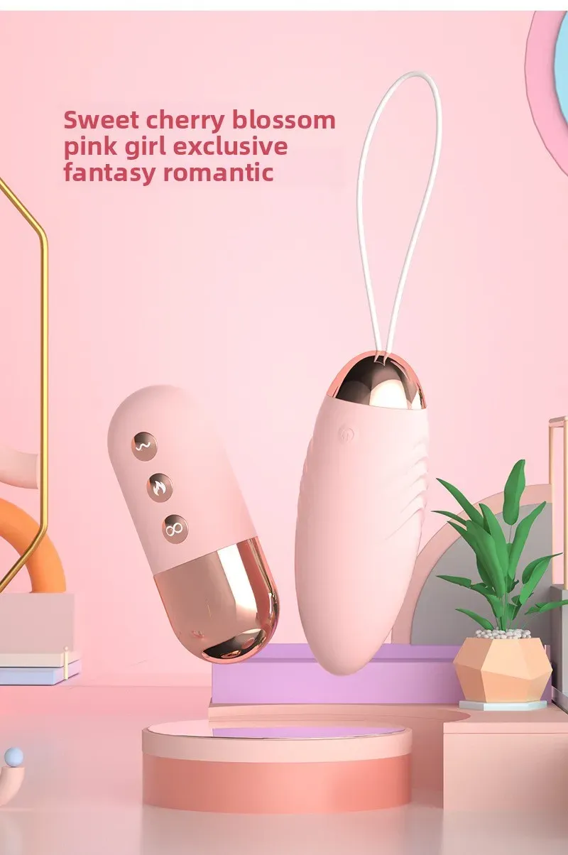 10 Frequencies Remote Control Heating Vibrating Egg