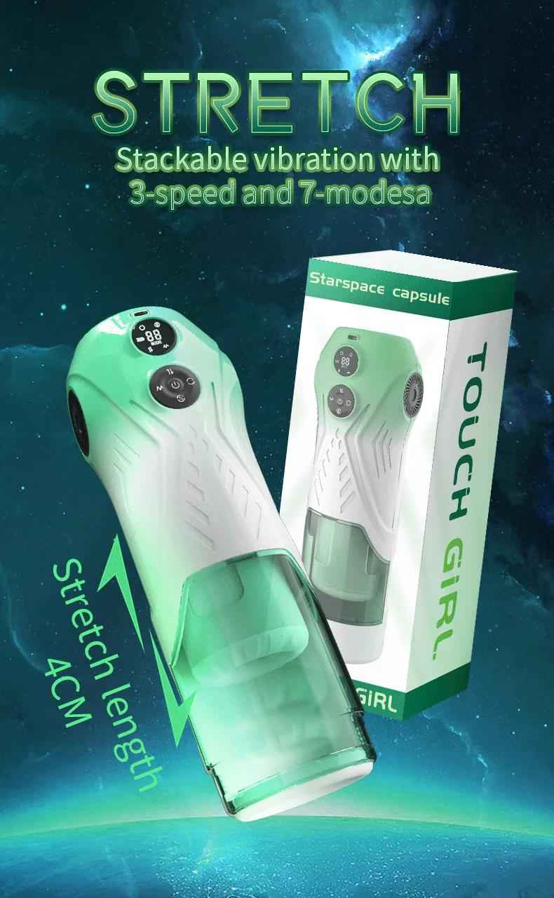 Thrusting Male Masturbator Smart Chip + 3-Engine Drive