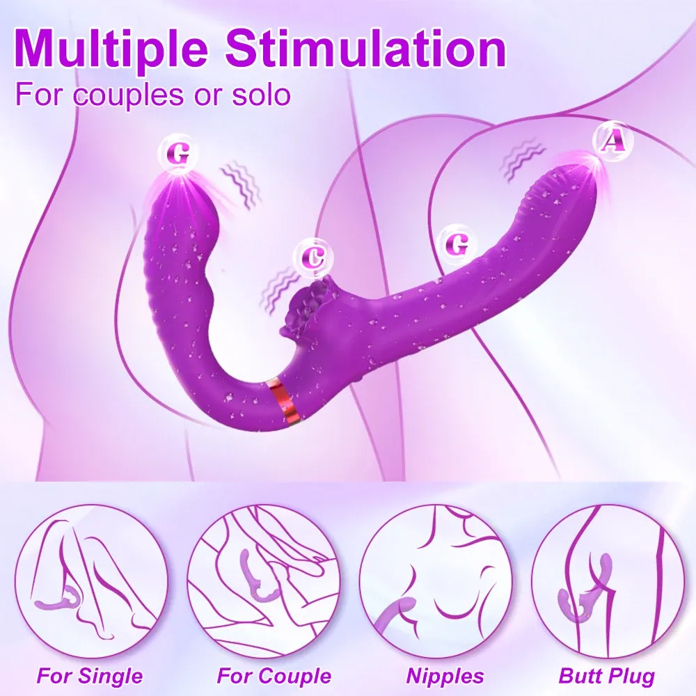 10 Modes Zonal Control Bionic Dual G-Spot Clitoral Vibrator