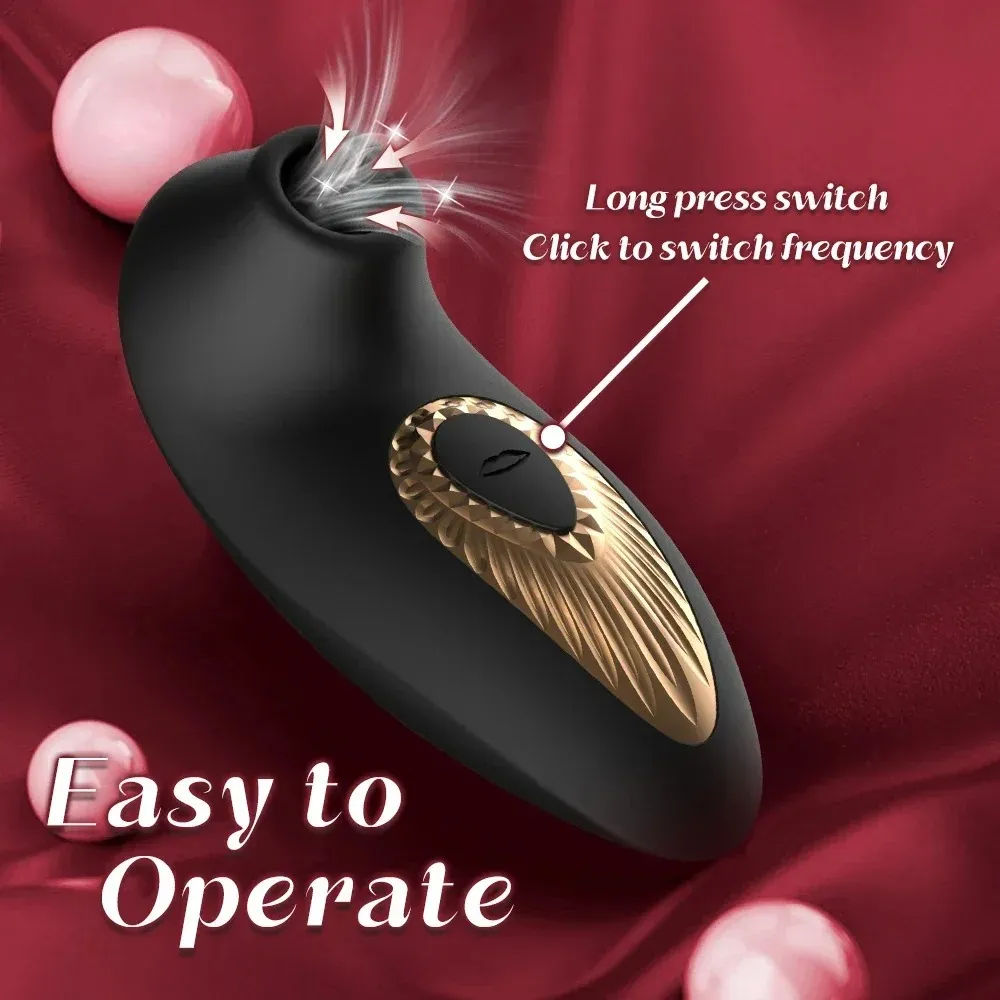 2-In-1 Suction Rechargeable Clitoral Vibrator & Breast Toy