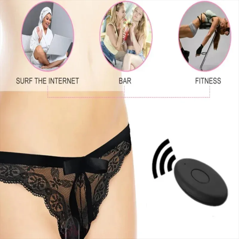 10-Frequency Wearable Remote Control Egg Vibrator Set