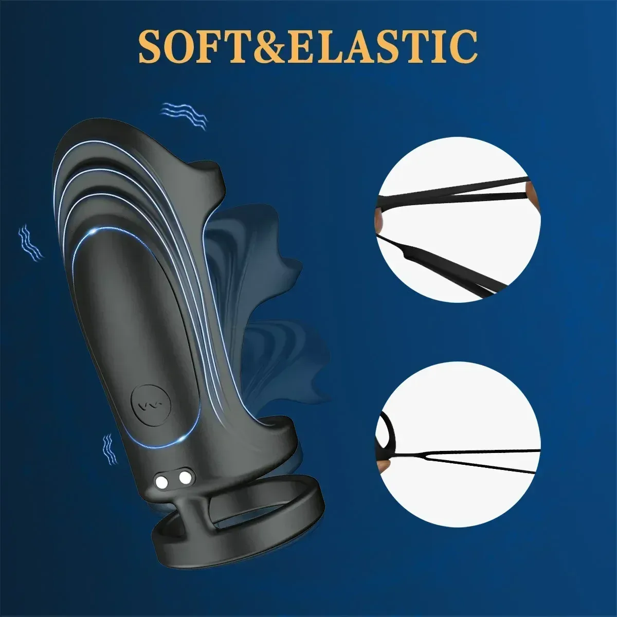Couple Resonance 3-Layer APP Cock Ring