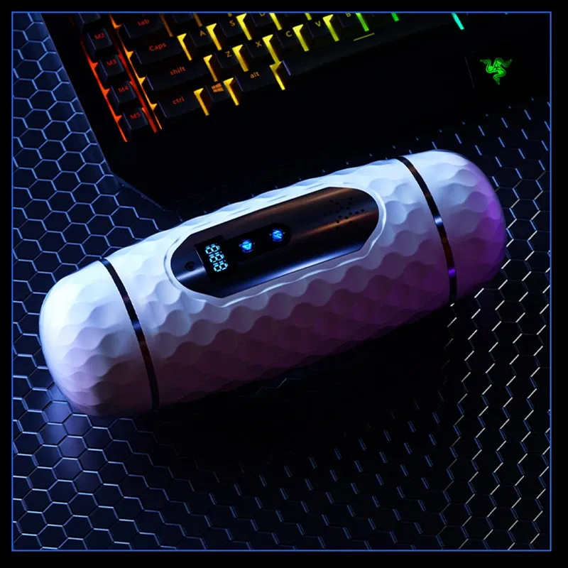 Realistic Vagina Heating Male Masturbator Dual Timing System
