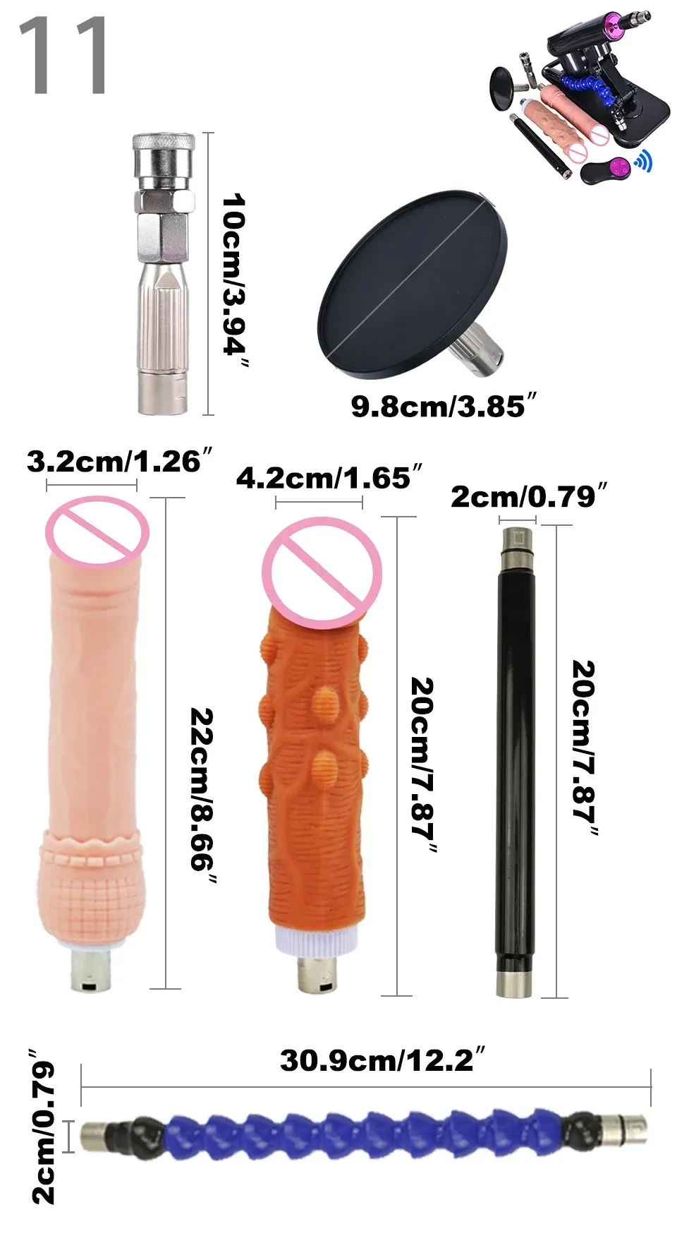เครื่องเย็ดอัตโนมัติ เครื่องเย็ดติดผนัง มอเตอร์กำลังสูง ยืดหด 20 ระดับ