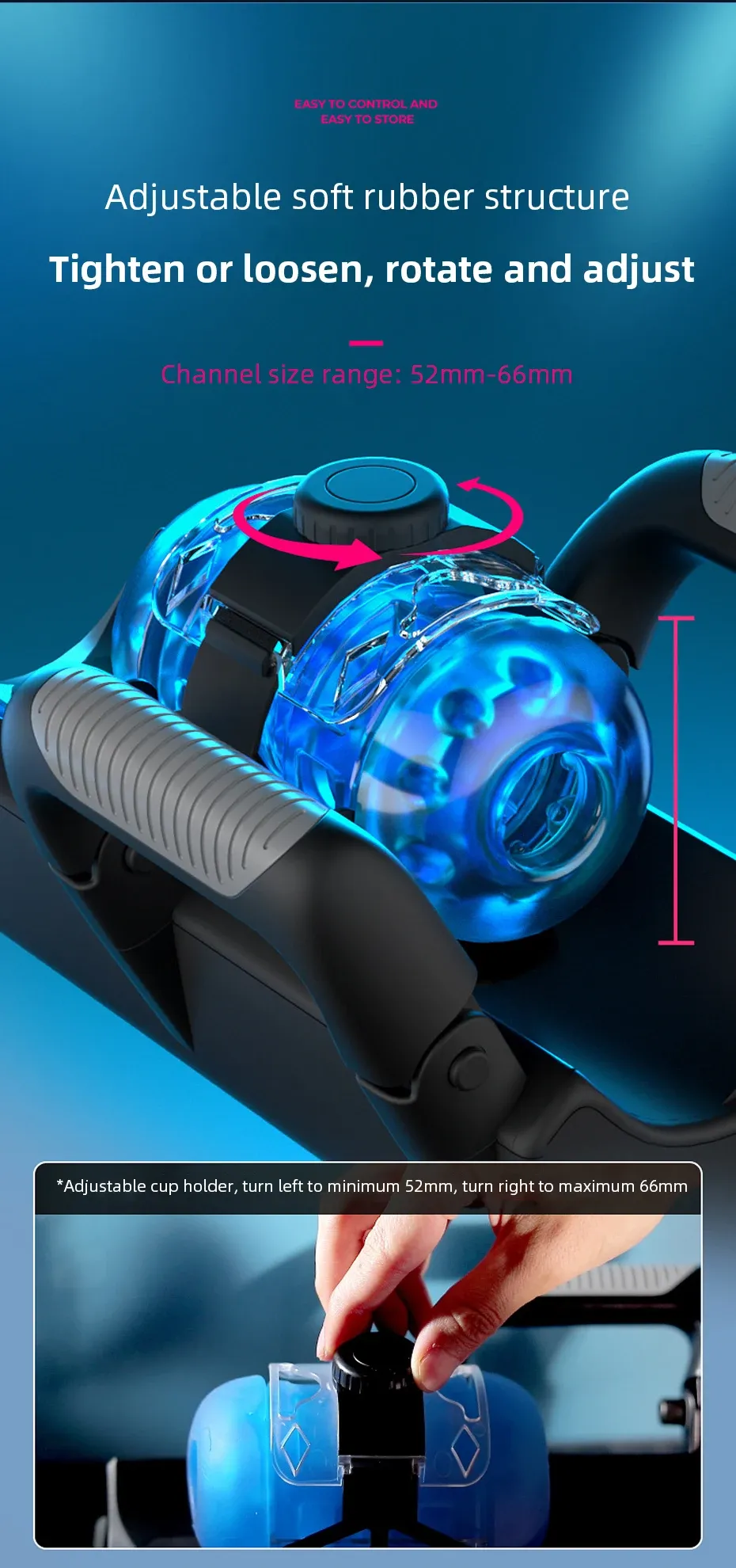 Game-Level Control Male Masturbator One-Button Burst Mode