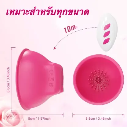 เครื่องปั๊มนมไฟฟ้า 12 ความถี่การสั่น 3-in-1 กันน้ำระดับ IPX7
