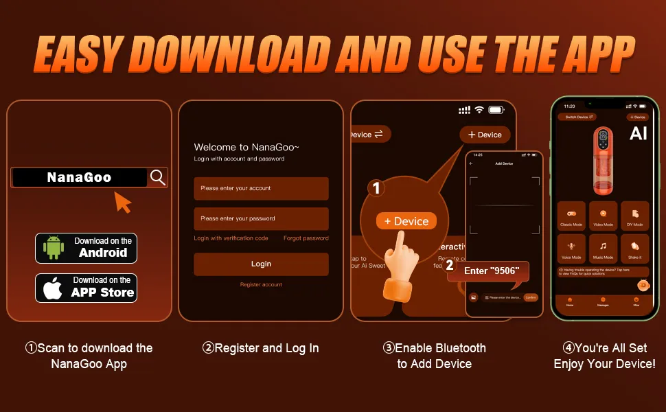 APP จิ๋มกระป๋องออโต้ ขยับหมุนดูดสั่น, หน้าจอแสดงผลดิจิตอล