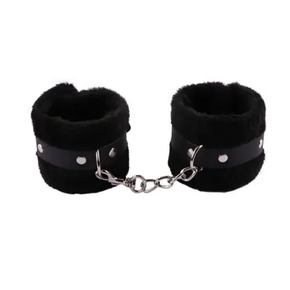 อุปกรณ์พันธนาการ กุญแจมือกำมะหยี่สำหรับเกมรัก BDSM และเล่นบทบาท