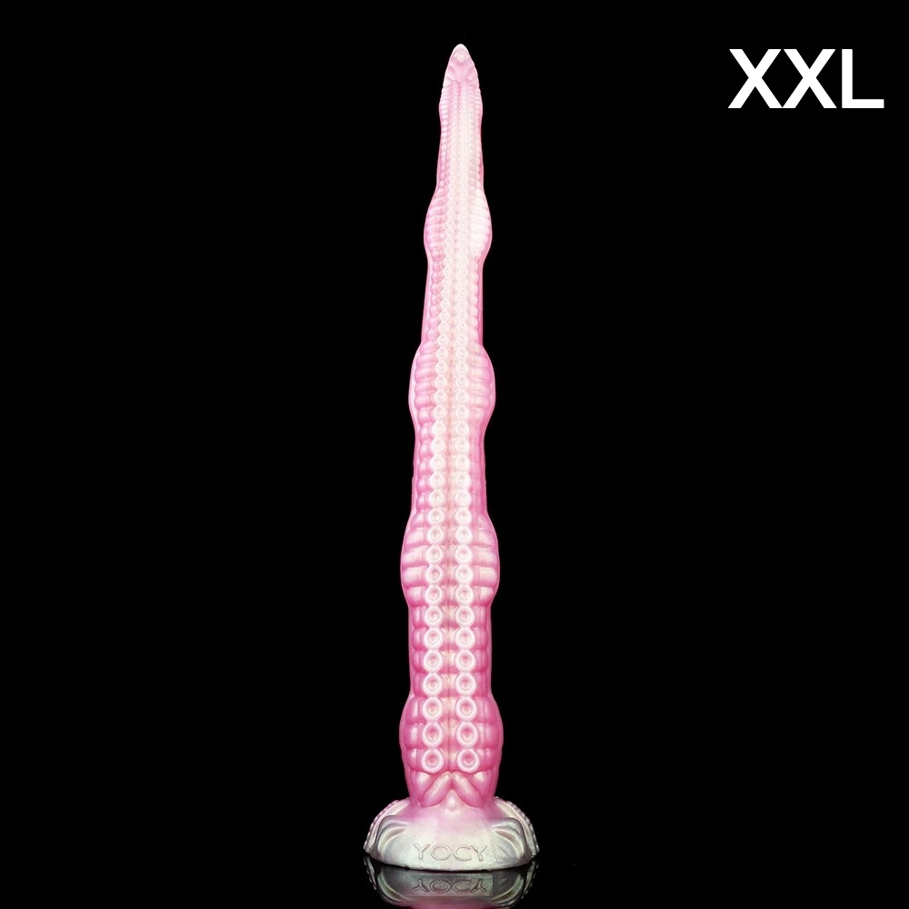 YOCY Liquid Silicone Pink Octopus Tentacle Fantasy Dildo