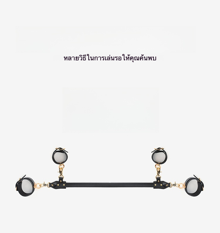 W6629未定价ชุดSMผูกมัดมือเท้าด้วยท่อเหล็ก วัสดุPU
