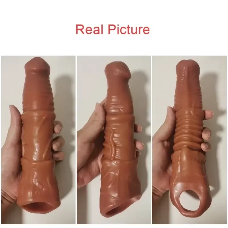 Extra-Long Penis Extender Black And Flesh Color Available