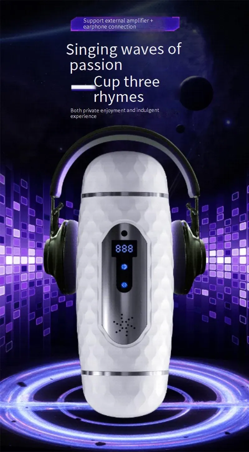 Realistic Vagina Heating Male Masturbator Dual Timing System
