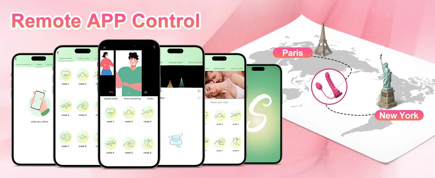 กางเกงควยปลอม มอเตอร์คู่ ใช้งานได้หลายแบบ การสั่นสะเทือน 9 ความถี่ APP