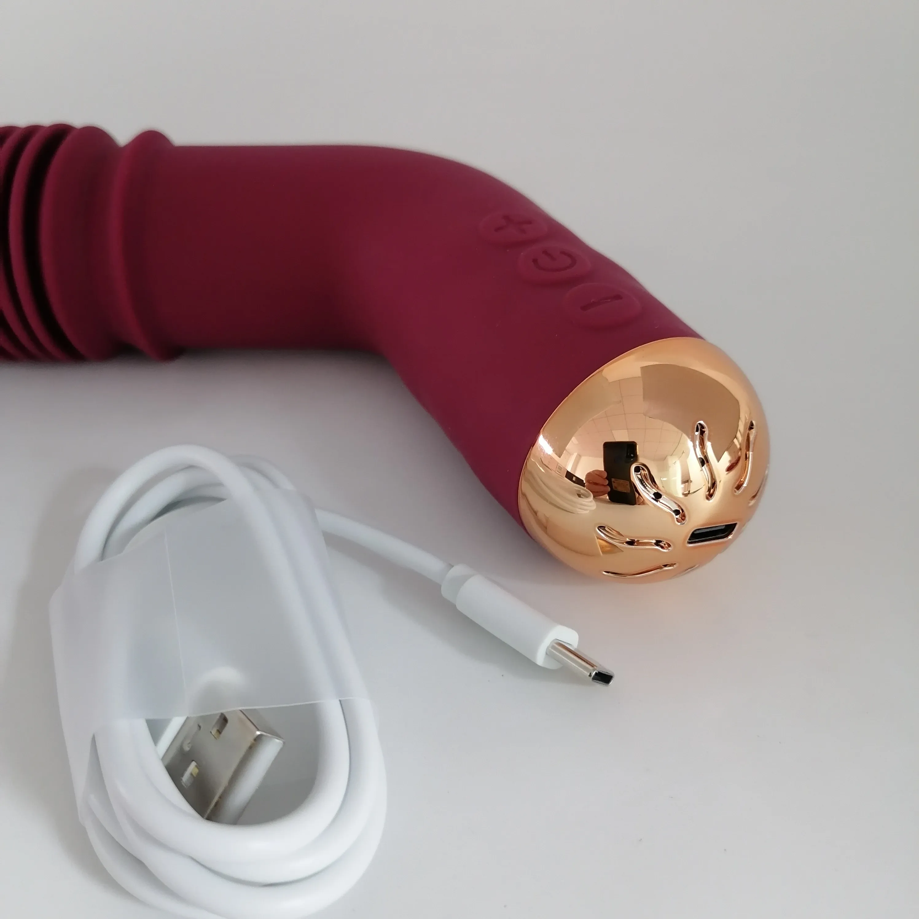 5 Speeds 6cm Thrusting Stroke Gun-Shaped Sex Machine
