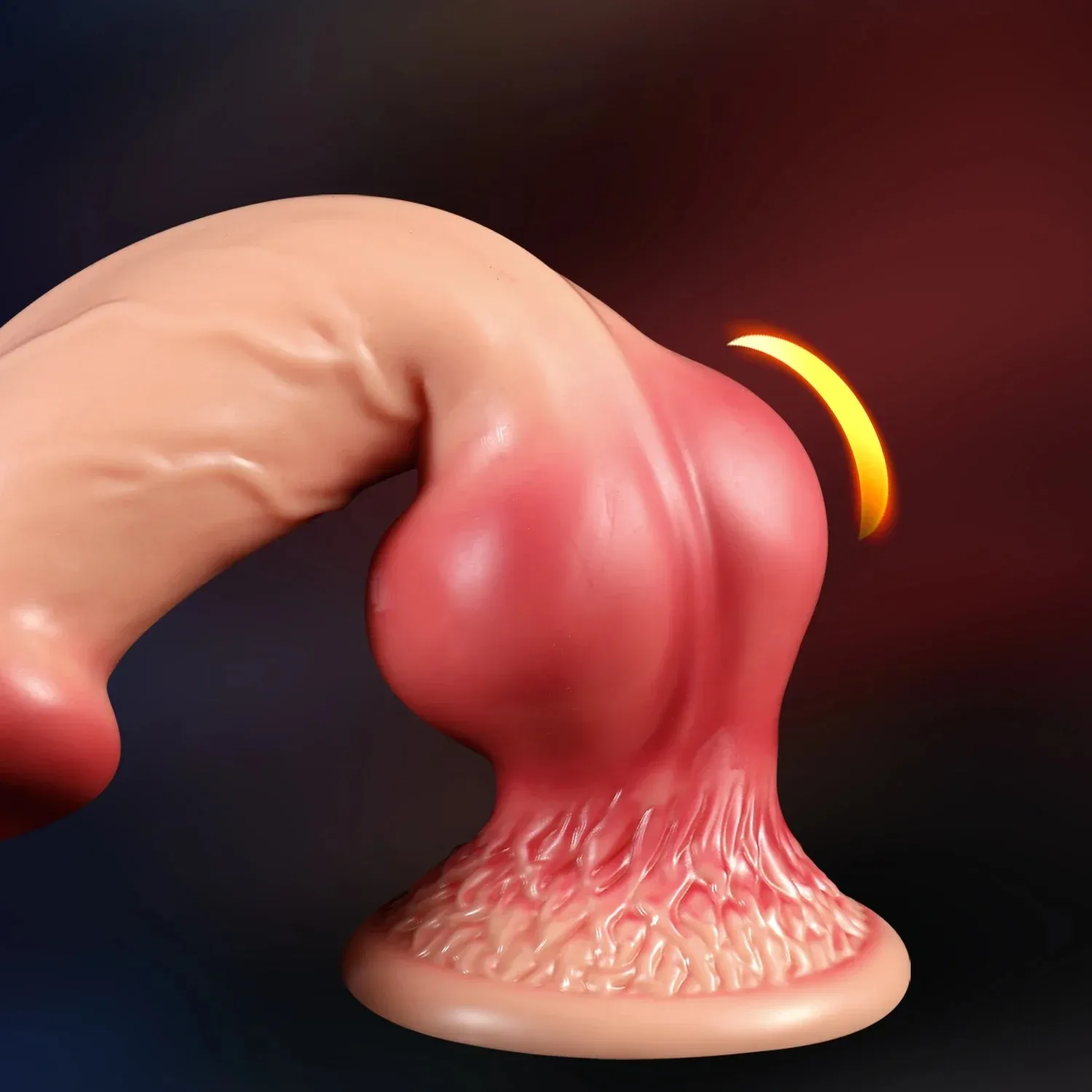 ควยปลอม ดิลโด้ ที่เลียนแบบหมา ฐานยึด วัสดุ PVC 3 รุ่นให้เลือก