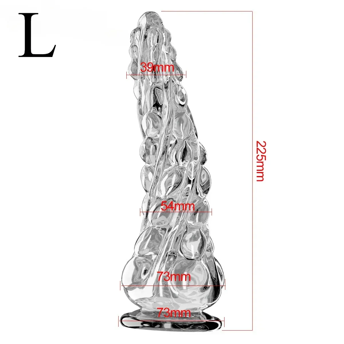 Fantasy Prostate Massager Spiral Texture + Beaded Design