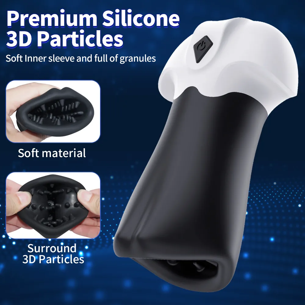 2 In 1 Intelligent Pulse Male Masturbator 10 Vibrations