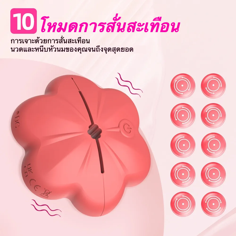 ที่หนีบนมไฟฟ้า 10 ความถี่การสั่น การเชื่อมต่อไร้สาย ควบคุมอินฟราเรด กันน้ำระดับ IPX6-sextoyfunny