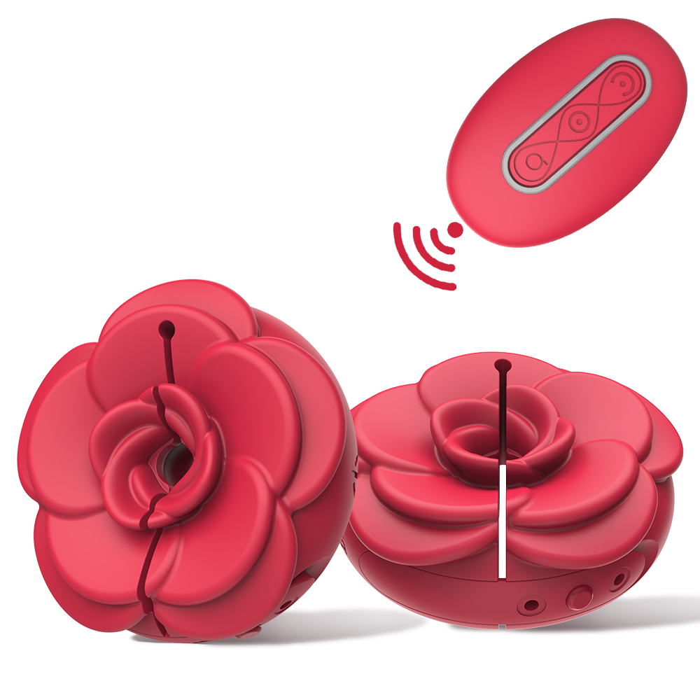 ที่หนีบนมไฟฟ้า 9 ความถี่การสั่น 3 ระดับความแรง การเชื่อมต่อไร้สาย ควบคุมผ่านรีโมทและแอปพลิเคชัน-sextoyfunny