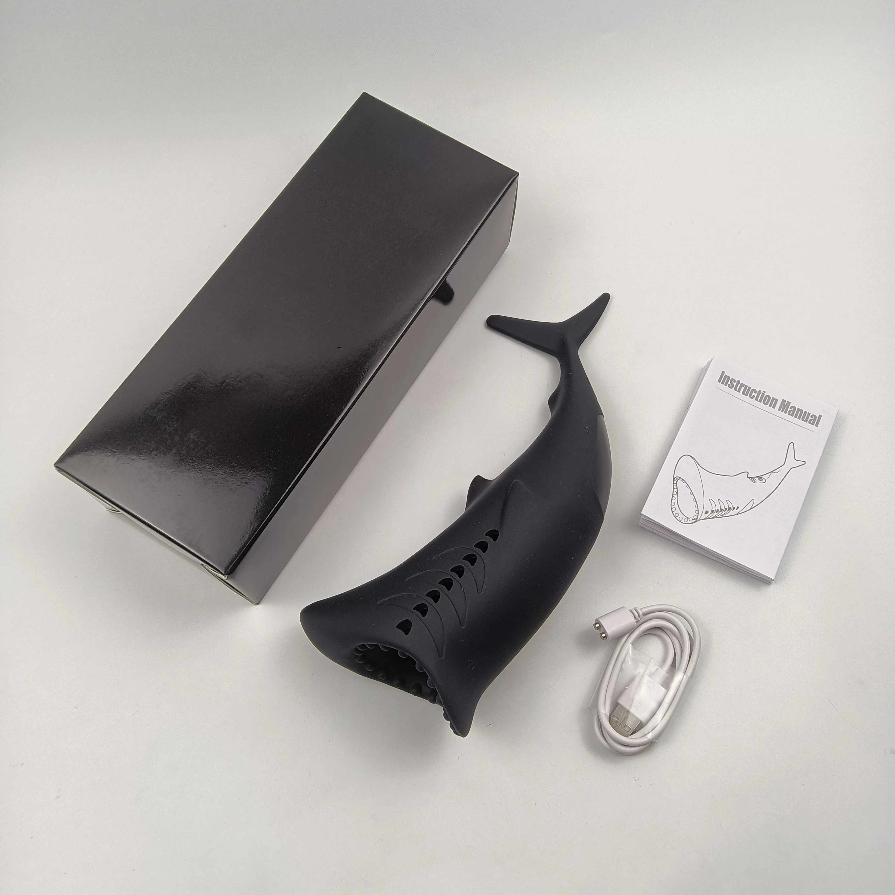 9 Modes Licking & Vibrating App Shark Shaped Masturbator