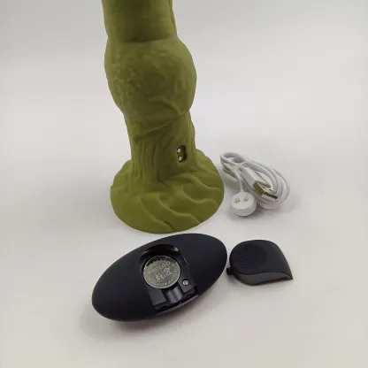 ดิลโด้ตาแห่งจระเข้ พื้นผิวเกล็ด 3D ขยับ 7 ความถี่ สั่น 8 ความถี่
