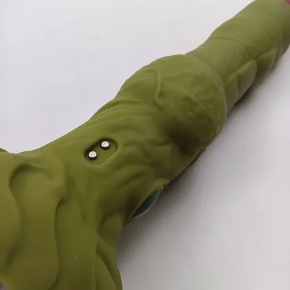 ดิลโด้ตาแห่งจระเข้ พื้นผิวเกล็ด 3D ขยับ 7 ความถี่ สั่น 8 ความถี่