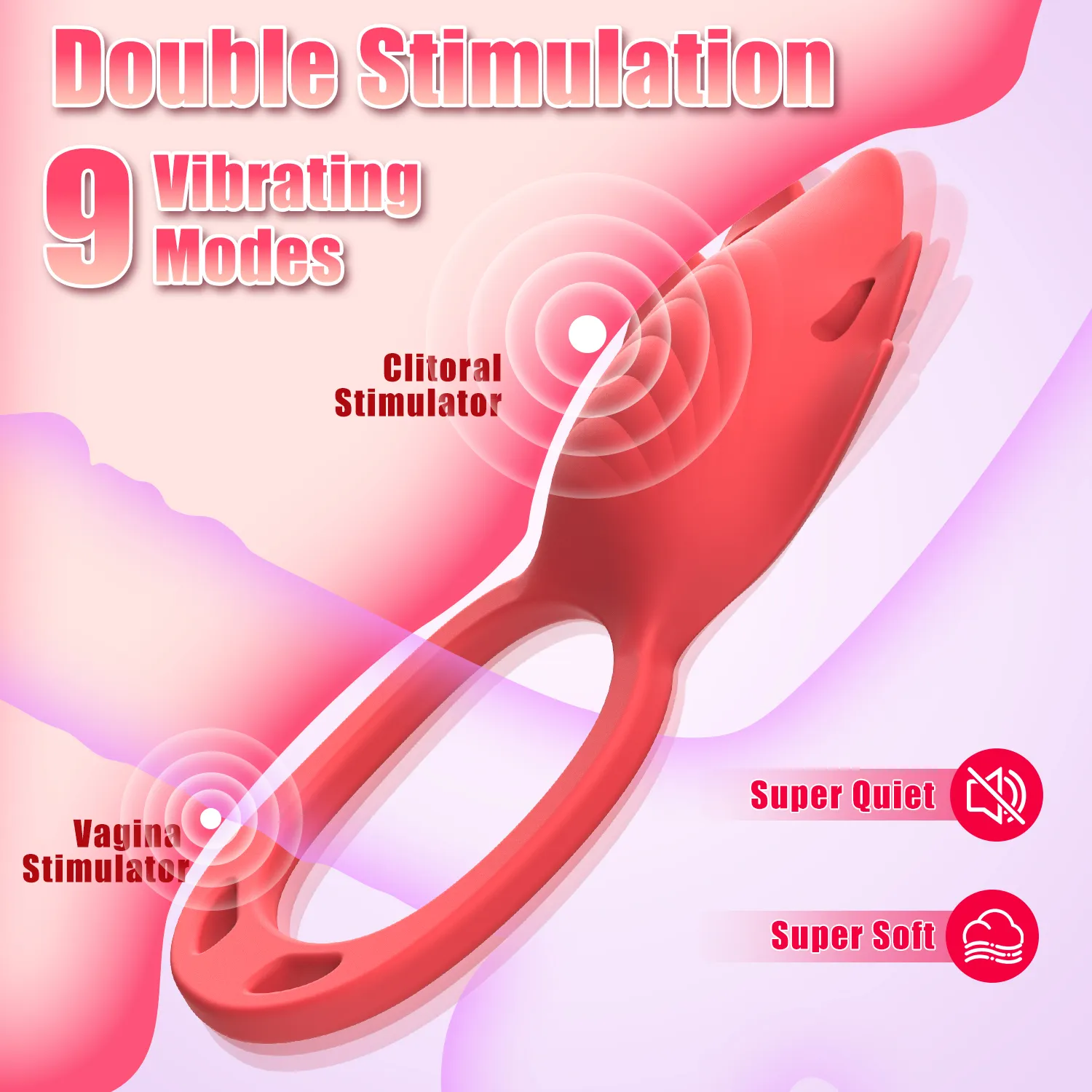 Couples App Wearable Vibrator With Cock Ring