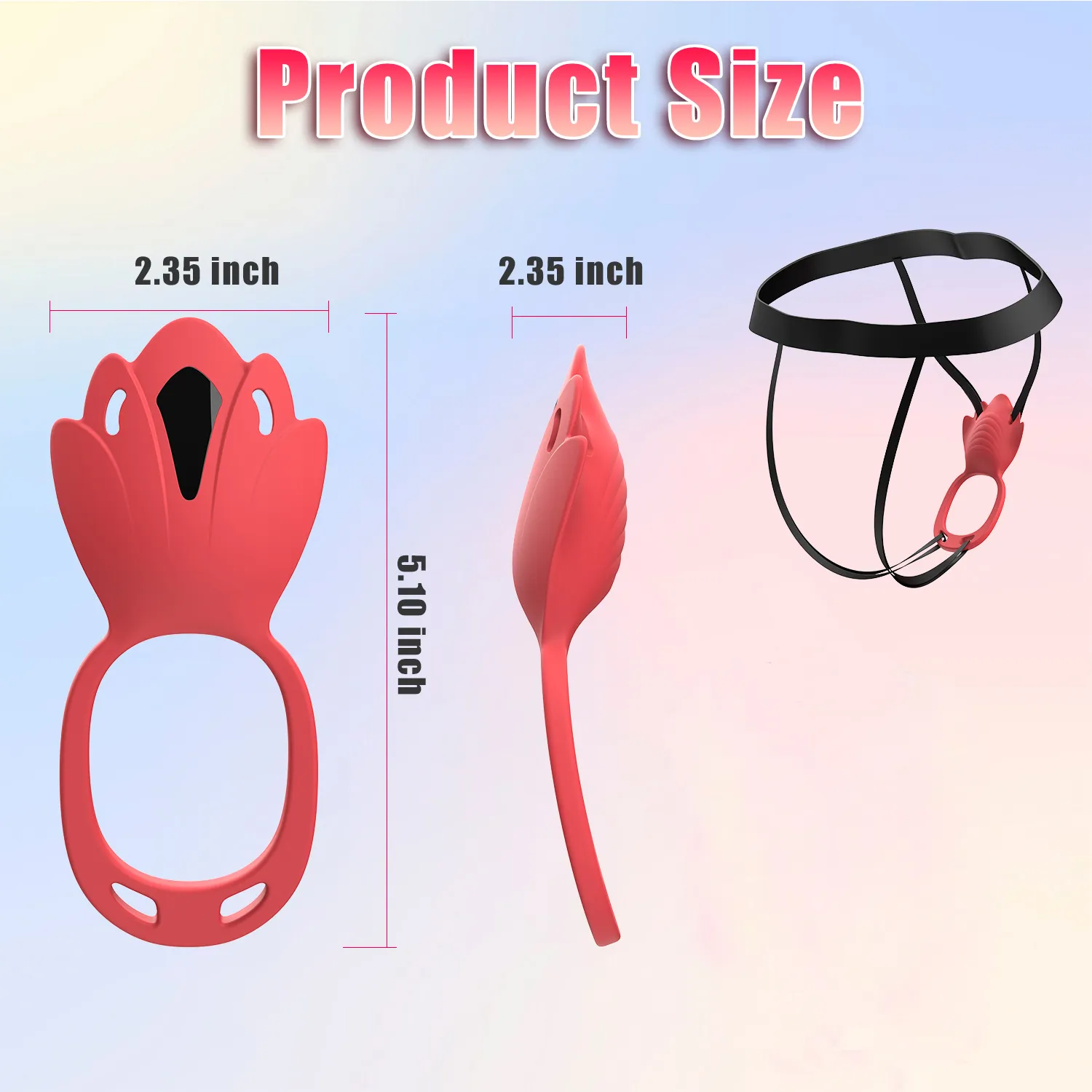 Couples App Wearable Vibrator With Cock Ring