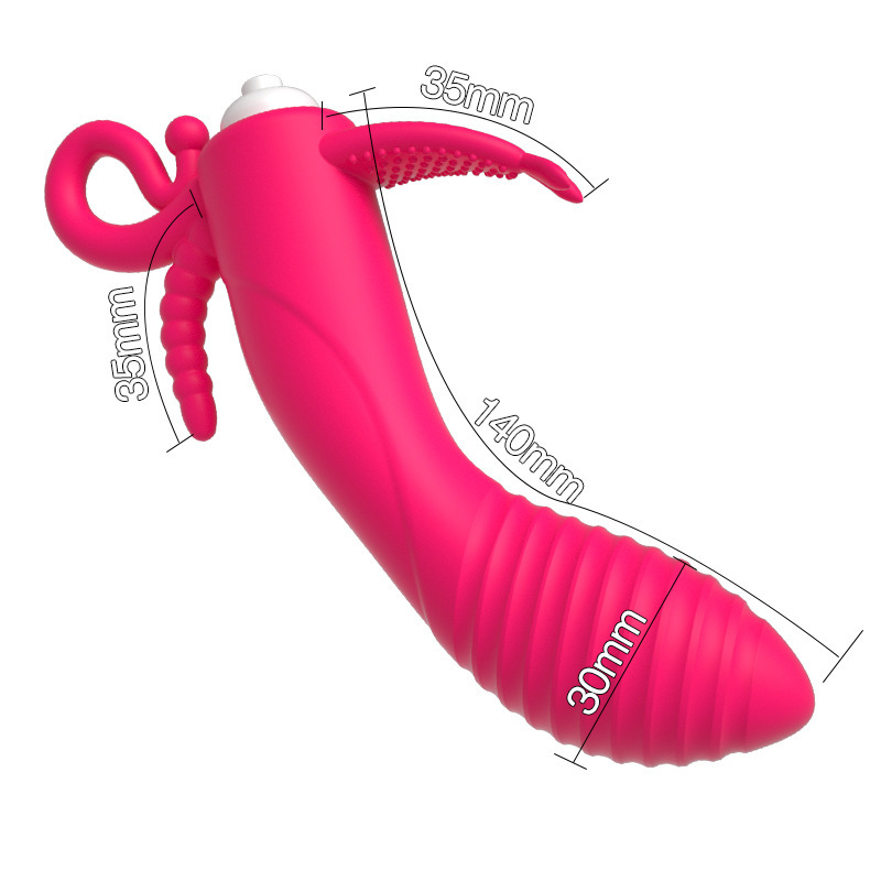 0459 เครื่องนวดหลายฟังก์ชัน จุดกระตุ้น 3 ตำแหน่ง รุ่นตัวถอดได้ วัสดุนุ่มผิว|GFYQ