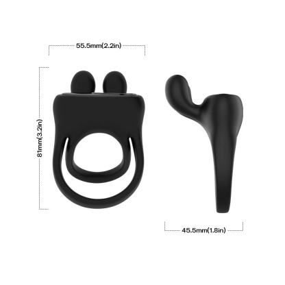 0478 ห่วงล็อกสเปิร์มรูปหูกระต่าย 9 โหมดการสั่น|USK-C26 