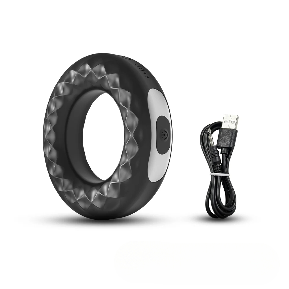 W6002未定价ห่วงล็อกสเปิร์ม มอเตอร์คู่ ระบบสั่นสะเทือน 10 ความถี่ รีโมทอินฟราเรด มาตรฐาน IPX7