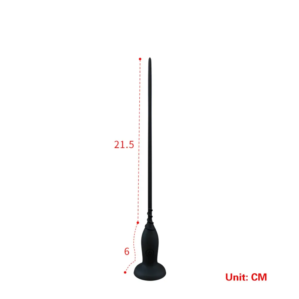10-Frequency Urethral Sound With Suction Cup 2 Sizes