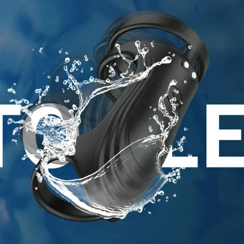 0413 ห่วงล็อกสเปิร์ม 9 ระดับความแรงสั่น ดีไซน์ 3 วงแหวน ควบคุมผ่านแอปพลิเคชัน วัสดุ TPE ยืดหยุ่นสูง
