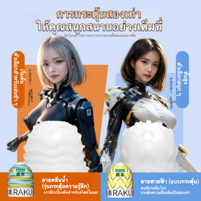 W5502未定价ถ้วยช่วยตัวเองใช้มือ 3 รูปแบบการใช้งาน วัสดุ TPE