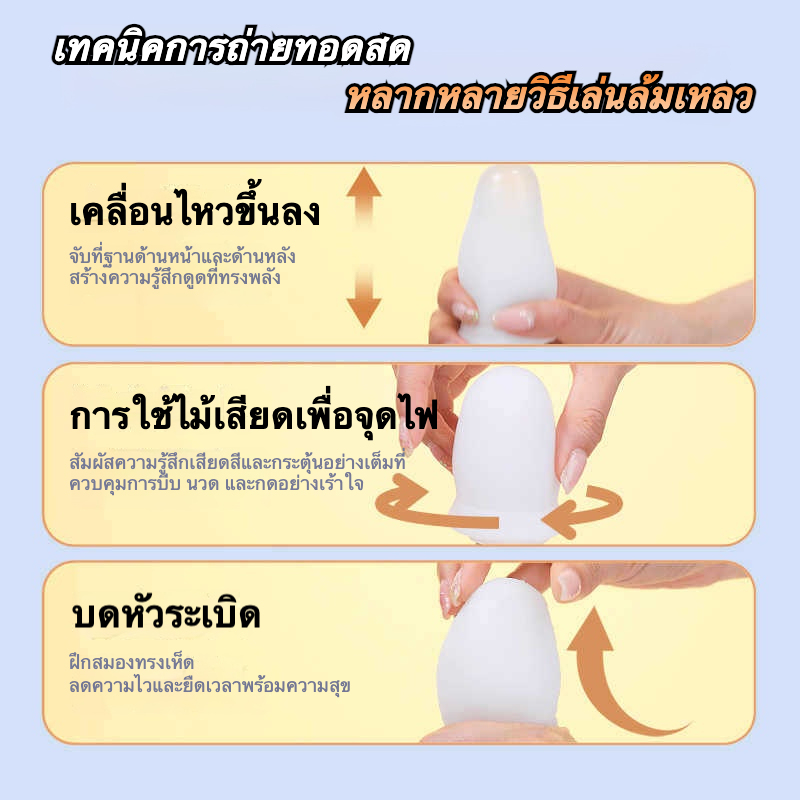 W5502未定价ถ้วยช่วยตัวเองใช้มือ 3 รูปแบบการใช้งาน วัสดุ TPE