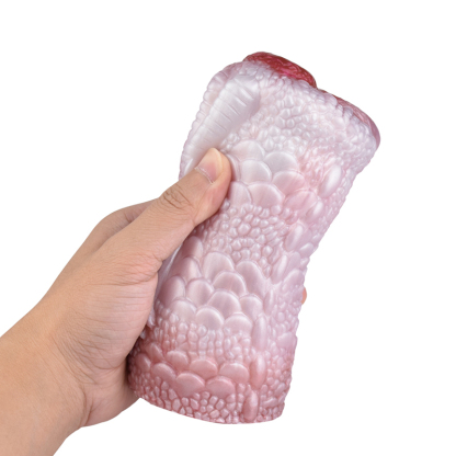 W5607未定价จิ๋มสัตว์เทียม ช่องทางคู่สมจริง การบูชาอวัยวะเพศ วัสดุซิลิโคนเหลว