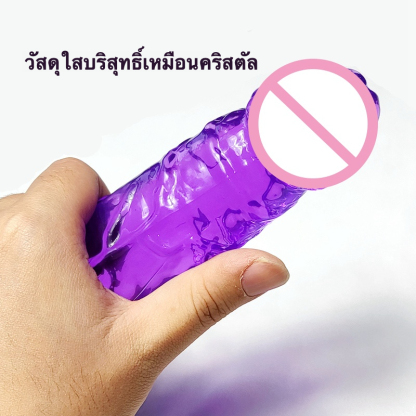 W4111未定价ควยปลอม โปร่งใส ผิวหนังเทียม ออกแบบไร้ถุงอัณฑะ วัสดุ TPE