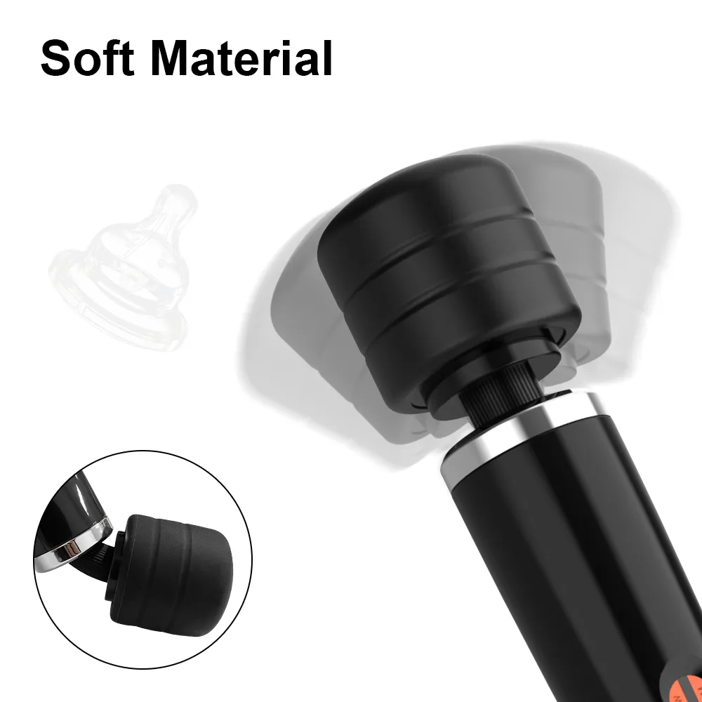 10 Frequencies Type-C Charging Large-Area AV Wand Vibrator