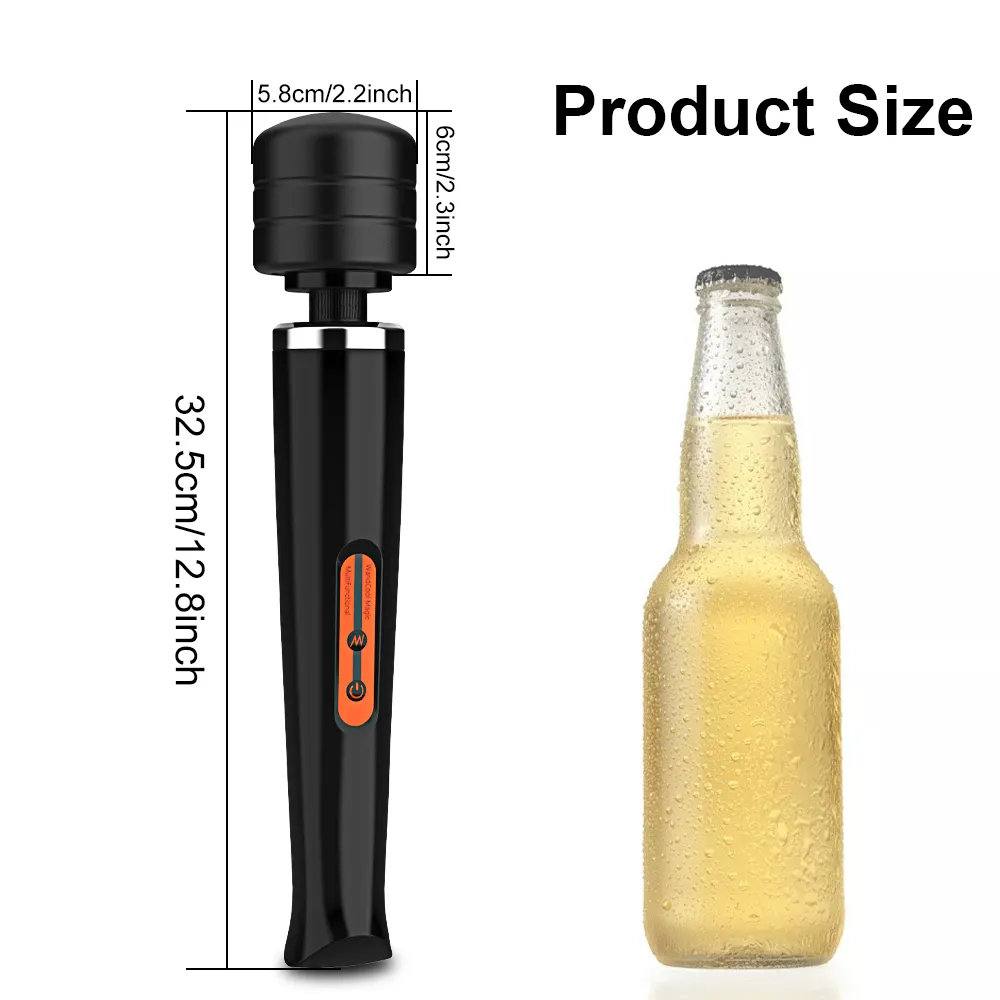 10 Frequencies Type-C Charging Large-Area AV Wand Vibrator