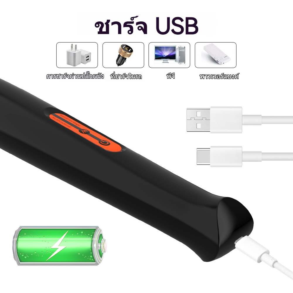 W4501未定价เครื่องนวดAV มอเตอร์กำลังสูง 10 ความถี่การสั่น วัสดุซิลิโคนเกรดอาหาร ระบบเงียบ 