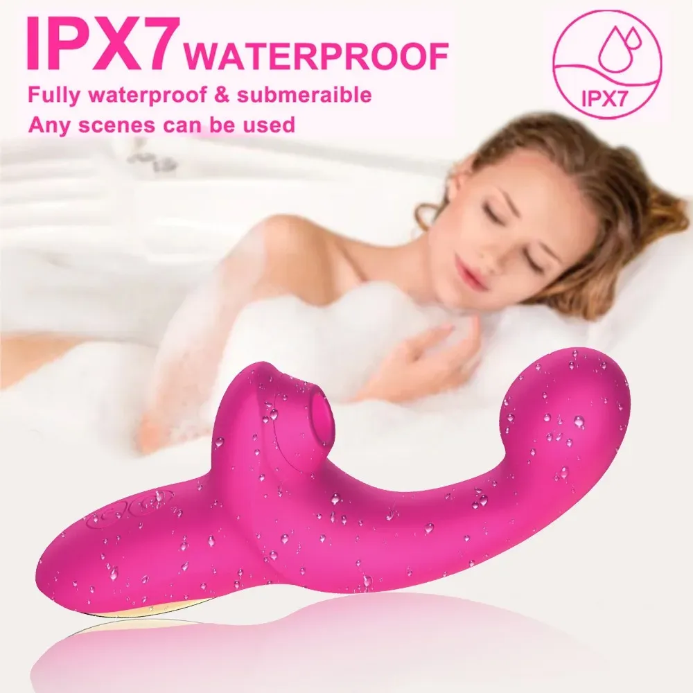 Dual Motor 10-Frequency Pulse Suction Vibrator