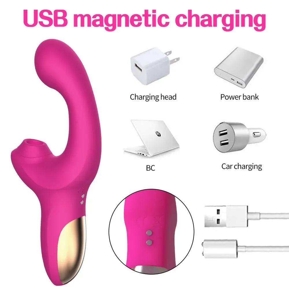 Dual Motor 10-Frequency Pulse Suction Vibrator