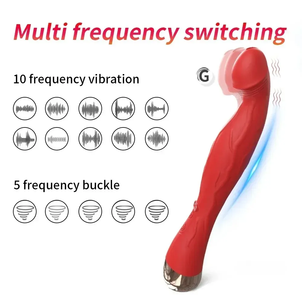 ดิลโด้สั่น เครื่องนวด AV เครื่องนวดเอวี ระบบหัวโค้งงอ 5 ระดับ