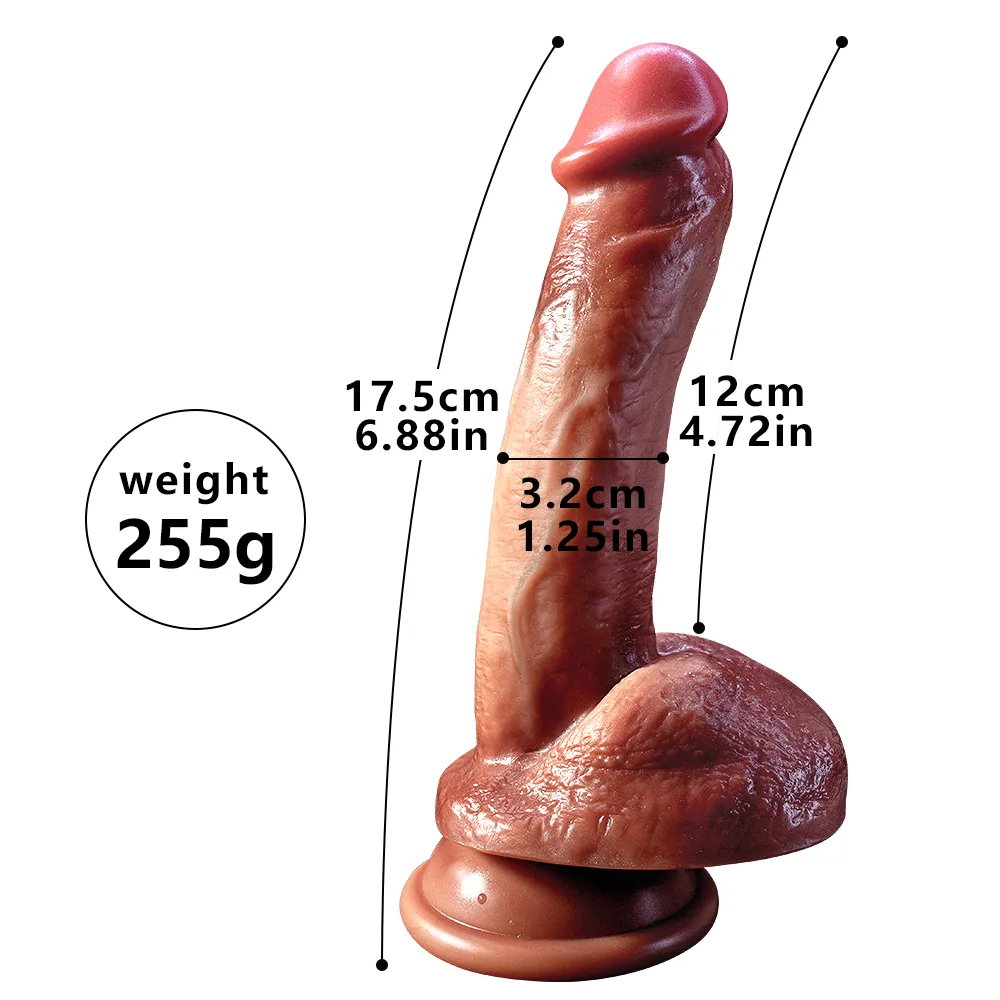 1:1 Replica Of Asian Male Realistic Dildo With Testicles
