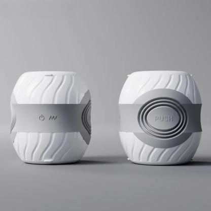 W0375 ถ้วยอัตโนมัติ 双มอเตอร์ 10 ระดับความถี่ รูปร่างบาร์เรล ผิวสัมผัส 3D วัสดุสัมผัสนุ่ม|YX