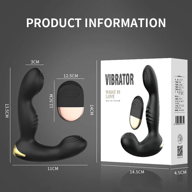 One-Button Burst Mode Prostate Massager & Anal Vibrator