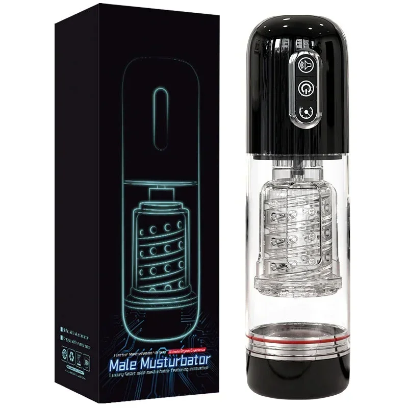 W0035 ถ้วยอัตโนมัติ มอเตอร์กำลังสูง ระบบยืดหด+หมุน 10 ความถี่ ระบบเสียงเหมือนจริง ช่องทางยาวพิเศษ|QC